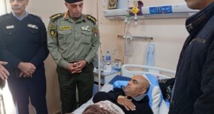 التوجيه السياسي في الخليل يعود ضابط الشرطة الرائد ‏بسام البطاط