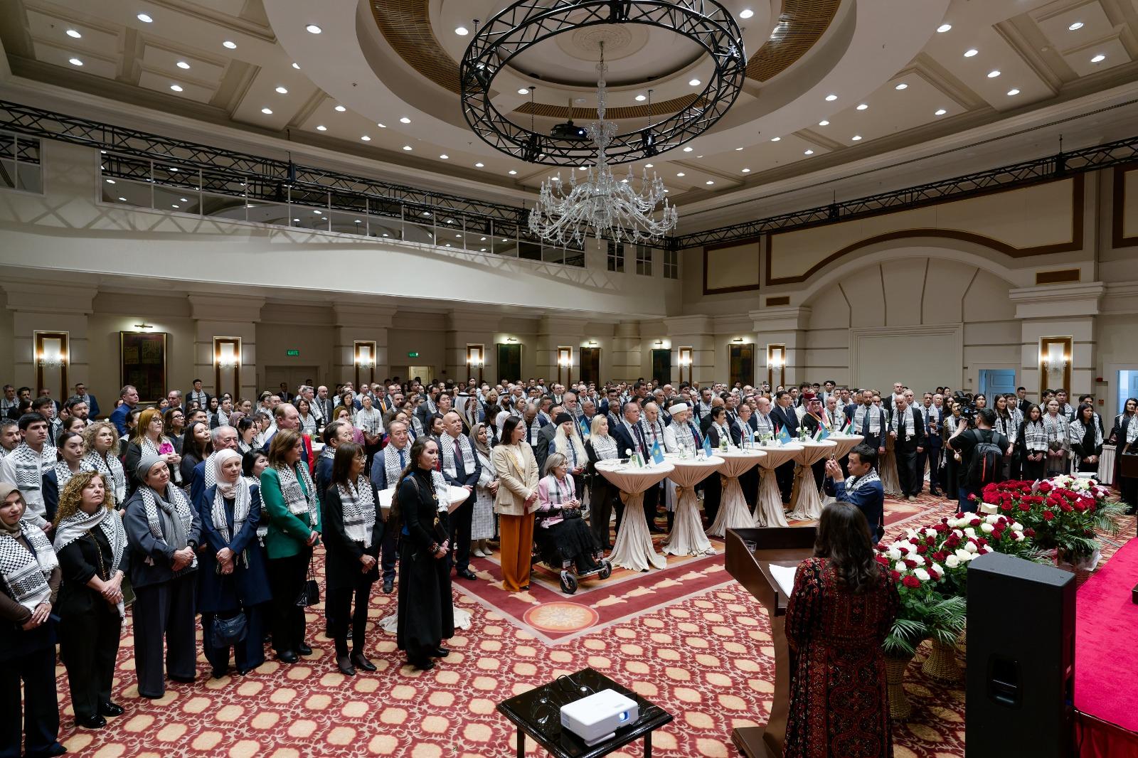 إحياء يوم التضامن مع الشعب الفلسطيني في كازاخستان