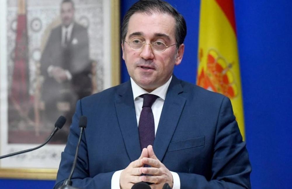 وزير الخارجية الإسباني : عنف المستوطنين في الضفة خرّج عن السيطرة وآن الأوان لتأسيس دولة فلسطينية