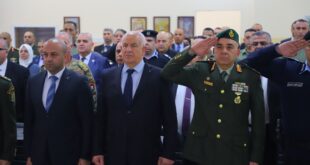 وزير الداخلية اللواء زياد هب الريح يشارك في تخريج دورة كبار الضباط الثالثة والعشرين