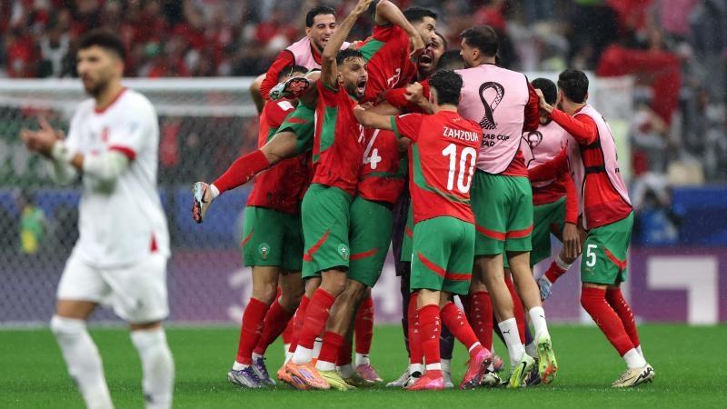 فوزمنتخب المغرب بكأس العرب