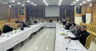 التوجيه السياسي يشارك في اجتماع لجنة الانتخابات المركزية في الخليل