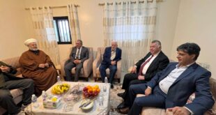 زيارة وفاء لعضو قيادة اقليم فتح في لبنان فضل الحمدوني