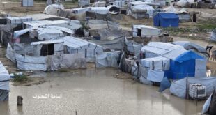 الأونروا : 235 ألف شخص تضرروا من منخفض "بايرون" الجوي بغزة