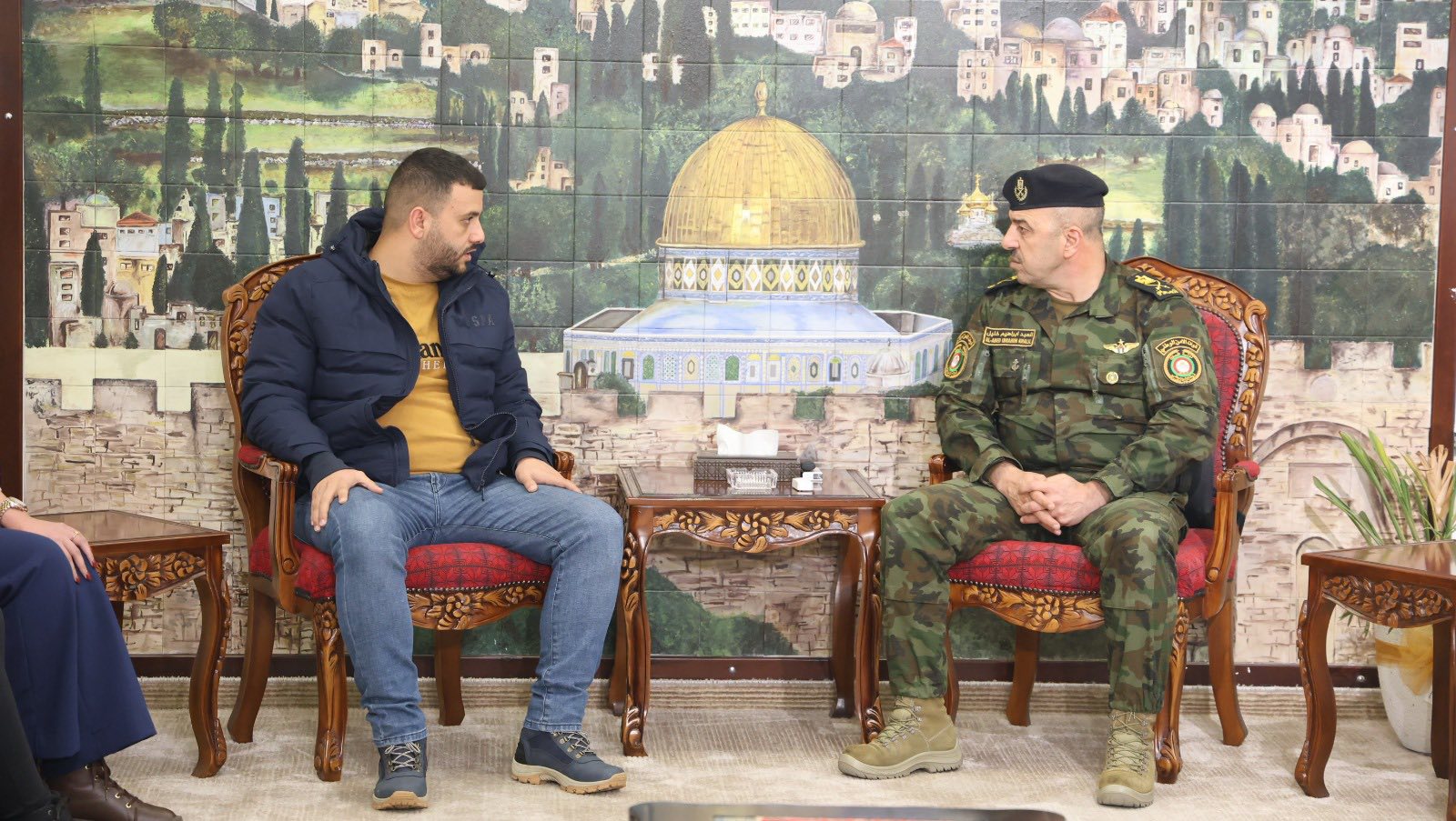 قائد قوات الأمن الوطني اللواء العبد إبراهيم خليل يستقبل وفد سكرتارية الشبيبة الفتحاوية المنتخب حديثاً لبحث سبل التعاون
