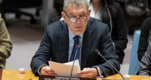 فيليب لازاريني : 1.6 مليون شخص في غزة يعانون انعدام الأمن الغذائي