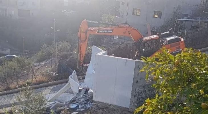الاحتلال يهدم منزلين في جبل المكبر بالقدس
