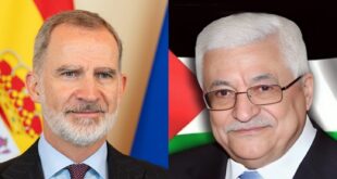 الرئيس عباس يجتمع مع ملك إسبانيا