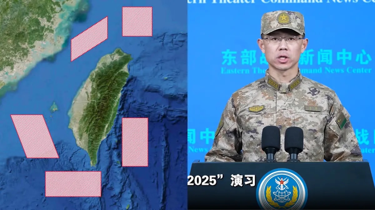 جيش التحرير الشعبي الصيني يجري تدريبا بالذخيرة الحية في المناطق الواقعة بشمال وجنوب غرب جزيرة تايوان الصينية