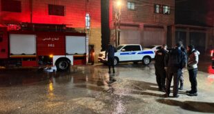 تدخل عاجل للشرطة والدفاع المدني لإنقاذ عائلة حاصرتها مياه الأمطار في يطا بالخليل