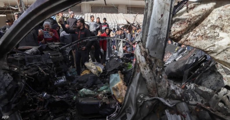 شهداء وجرحى في قصف الاحتلال مركبة غرب غزة