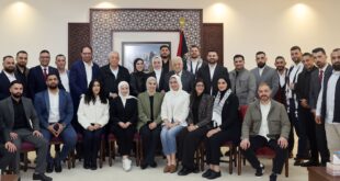 الرئيس محمود عباس يستقبل وفد سكرتاريا الشبيبة الفتحاوية المنتخبين