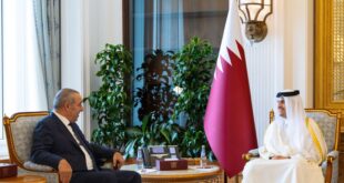 حسين الشيخ يلتقي رئيس الوزراء القطري لبحث مستجدات الوضع الفلسطيني