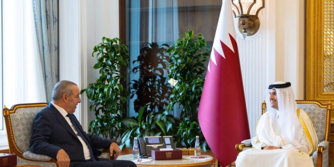 حسين الشيخ يلتقي رئيس الوزراء القطري لبحث مستجدات الوضع الفلسطيني