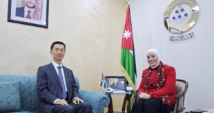 السفير الصيني لدى الأردن قوه وي يلتقي وزيرة التنمية الاجتماعية الأردنية