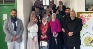 النضال الشعبي تكرم معلمات مدرسة ديراستيا الثانوية للبنات في يوم المعلم الفلسطيني