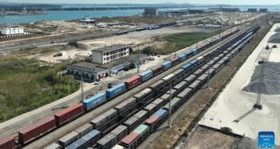 الممر التجاري الدولي البري-البحري في الصين يتعامل مع أكثر من 5 ملايين حاوية معيارية