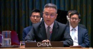 الصين تدعو إلى تسريع دفع الحل السياسي للقضية الفلسطينية
