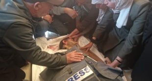 استشهاد الصحفي محمود وادي وإصابة صحفي آخر في قصف إسرائيلي جنوب غزة