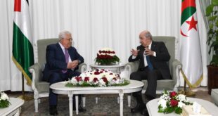 الرئيس محمود عباس يشكر نظيره الجزائري عبد المجيد تبون على دعمه لشعبنا الفلسطيني وقضيته العادلة