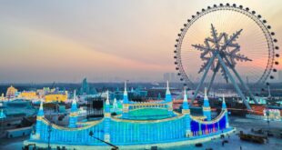 افتتاح أكبر حديقة للجليد والثلج في العالم شمال شرقي الصين