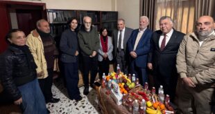 زيارة وفاء و عرفان لعضو المجلس الثوري لحركة فتح رفعت شناعة