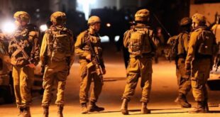 قوات الاحتلال تقتحم حزما شمال شرق القدس