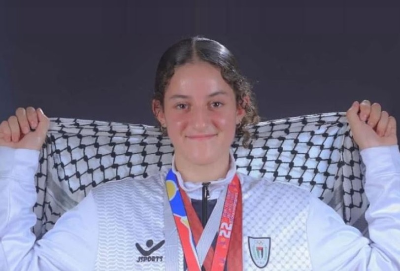 البطلة مريم بشارات تتصدر التصنيف العالمي للكاراتيه على فئة وزنها