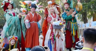 تشوشان، تشجيانغ: موكب شعبي يحتفل بالانقلاب الشتوي في الصين