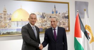 نائب الرئيس حسين الشيخ يبحث مع ملادينوف سبل تنفيذ المرحلة الثانية من خطة الرئيس ترمب بشأن غزة