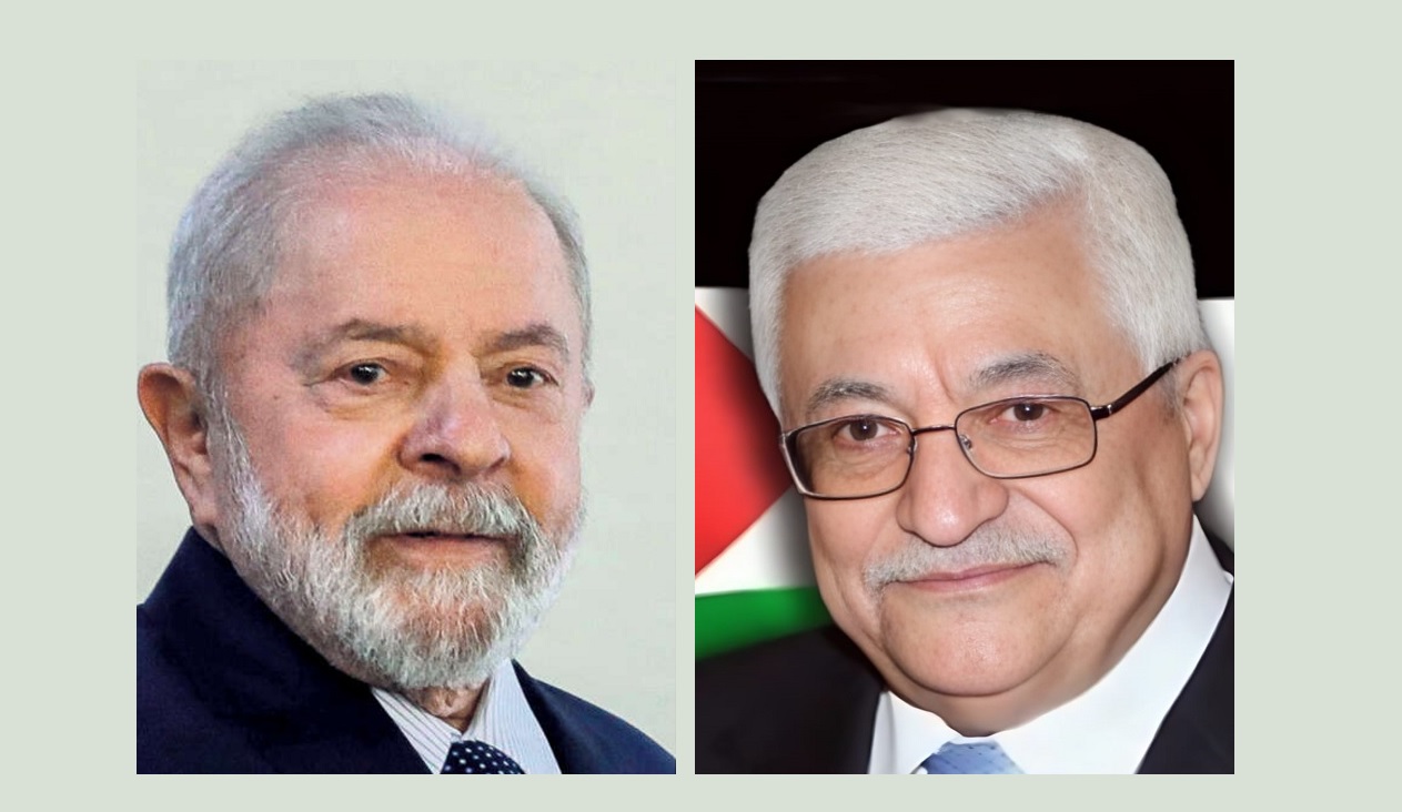 الرئيس محمود عباس يتلقى اتصالا هاتفيا من نظيره البرازيلي