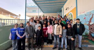 السفير محمد الاسعد يتفقد مدرسة عسقلان في مخيم المية ومية