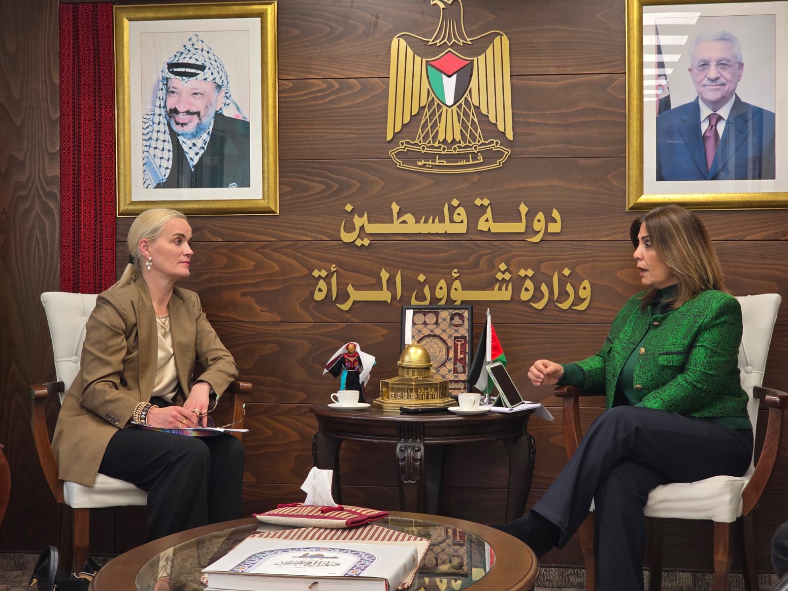 وزارة شؤون المرأة والشرطة الاوروبية تبحثان تعزيز حماية النساء ومناهضة العنف