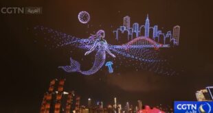 تقنية الطائرات المسيرة تتيح لغة بصرية جديدة في تشونغتشينغ