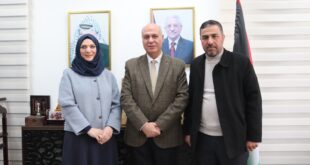 وزير الثقافة عماد حمدان يستقبل الكاتبة سارة الشماس بحضور مدير عام الآداب د. عباس مجاهد