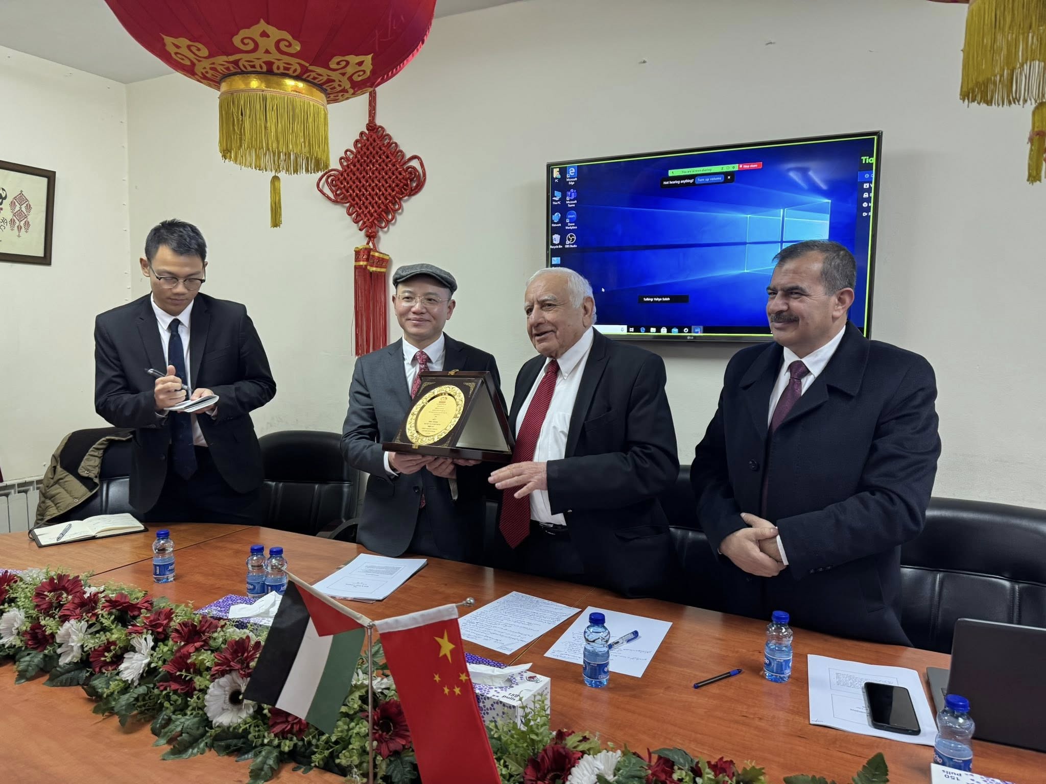 جمعية الصداقة الفلسطينية الصينية تنظم محاضرة فكرية حول مبادرة الحزام والطريق