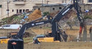 الاحتلال يهدم منزل قيد الإنشاء في دار صلاح شرق بيت لحم