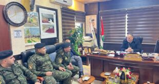 الأمن الوطني في جنين يزور فرع جامعة القدس المفتوحة