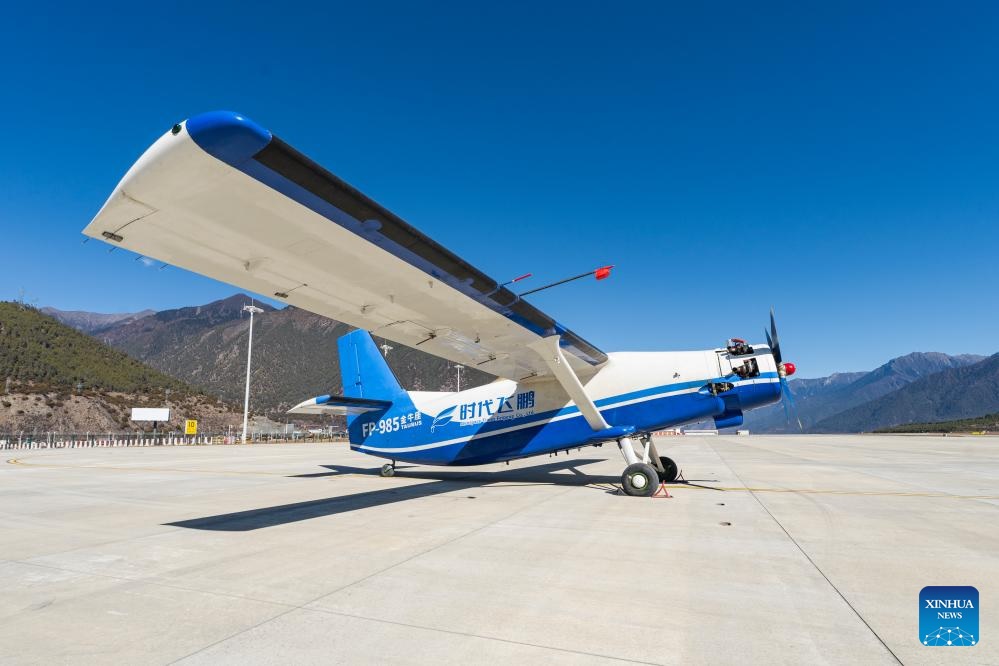 طائرة بدون طيار صينية كبيرة تكمل أول رحلة تحقق لوجستية على الهضبة