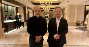 السفير جواد عواد يلتقي السفير مهند العكلوك في بكين في إطار التنسيق للقمة العربية الصينية الثانية