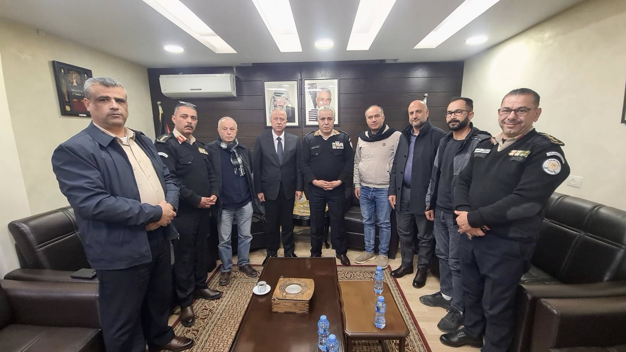 اللواء إياد بركات يستقبل وفد اتحاد صناعات الألمنيوم والزجاج