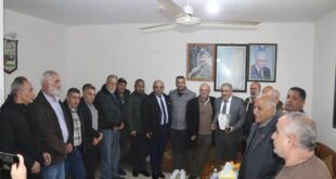 السفير الاسعد يزور مخيم برج الشمالي ويلتقي اللجنة الشعبية