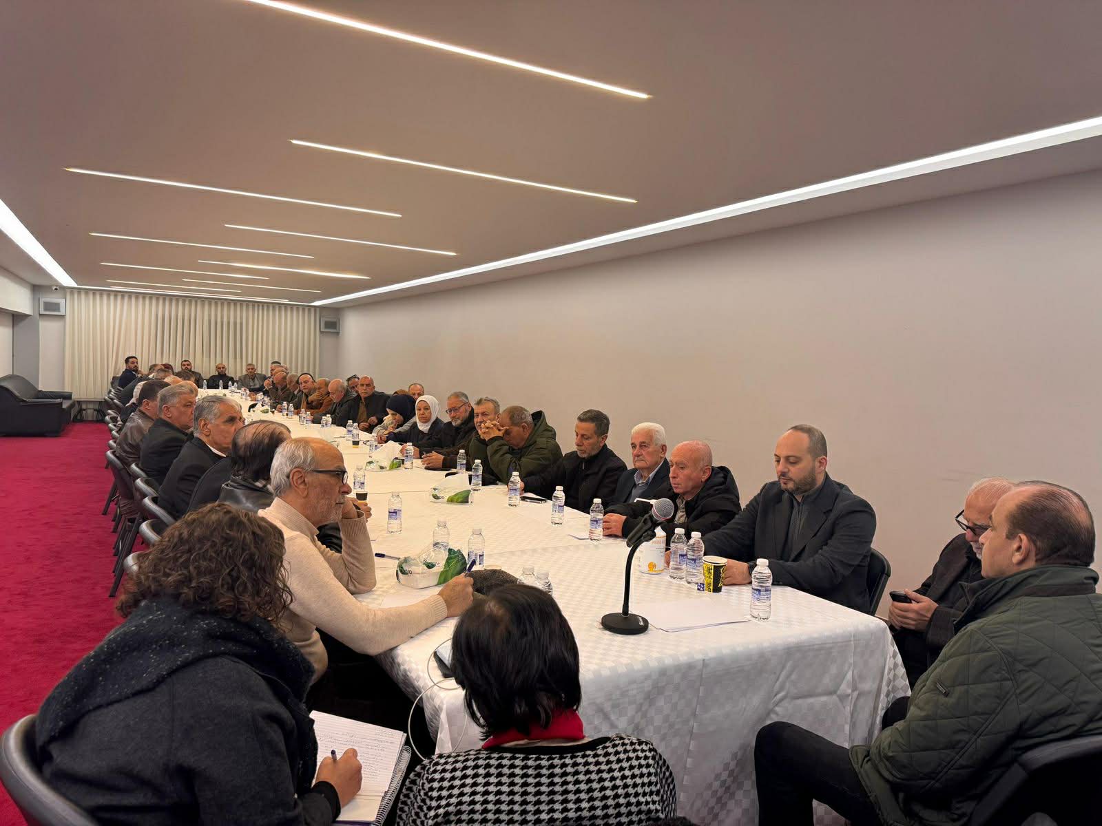 السفير محمد الاسعد يعقد لقاء موسعاً لبحث اوضاع ابناء شعبنا في لبنان