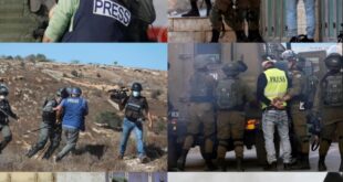 نقابة الصحفيين: 99 انتهاكا إسرائيليا بحق الصحفيين الشهر الماضي