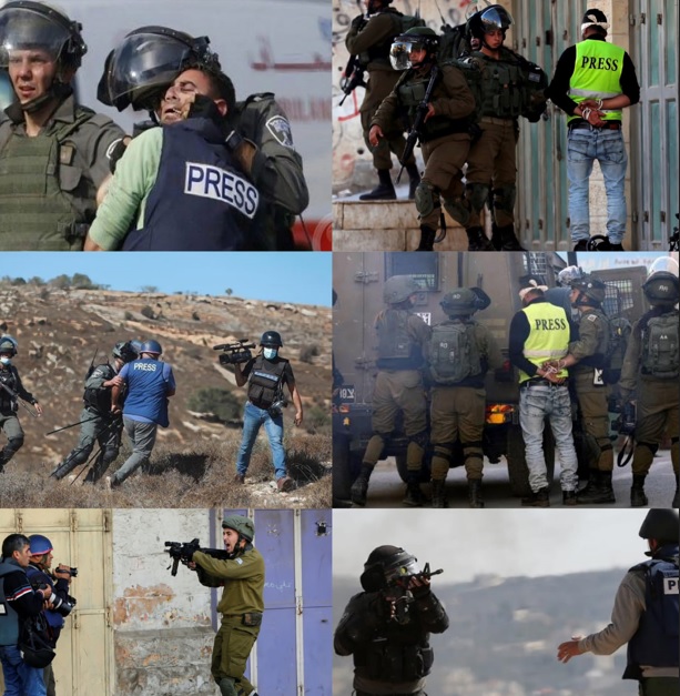نقابة الصحفيين: 99 انتهاكا إسرائيليا بحق الصحفيين الشهر الماضي