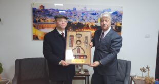 د. مجدلاني يودّع السفير الصيني تسنغ جيشين بمناسبة انتهاء مهامه الرسمية في فلسطين ويثني على جهوده وقوة العلاقات الثنائية