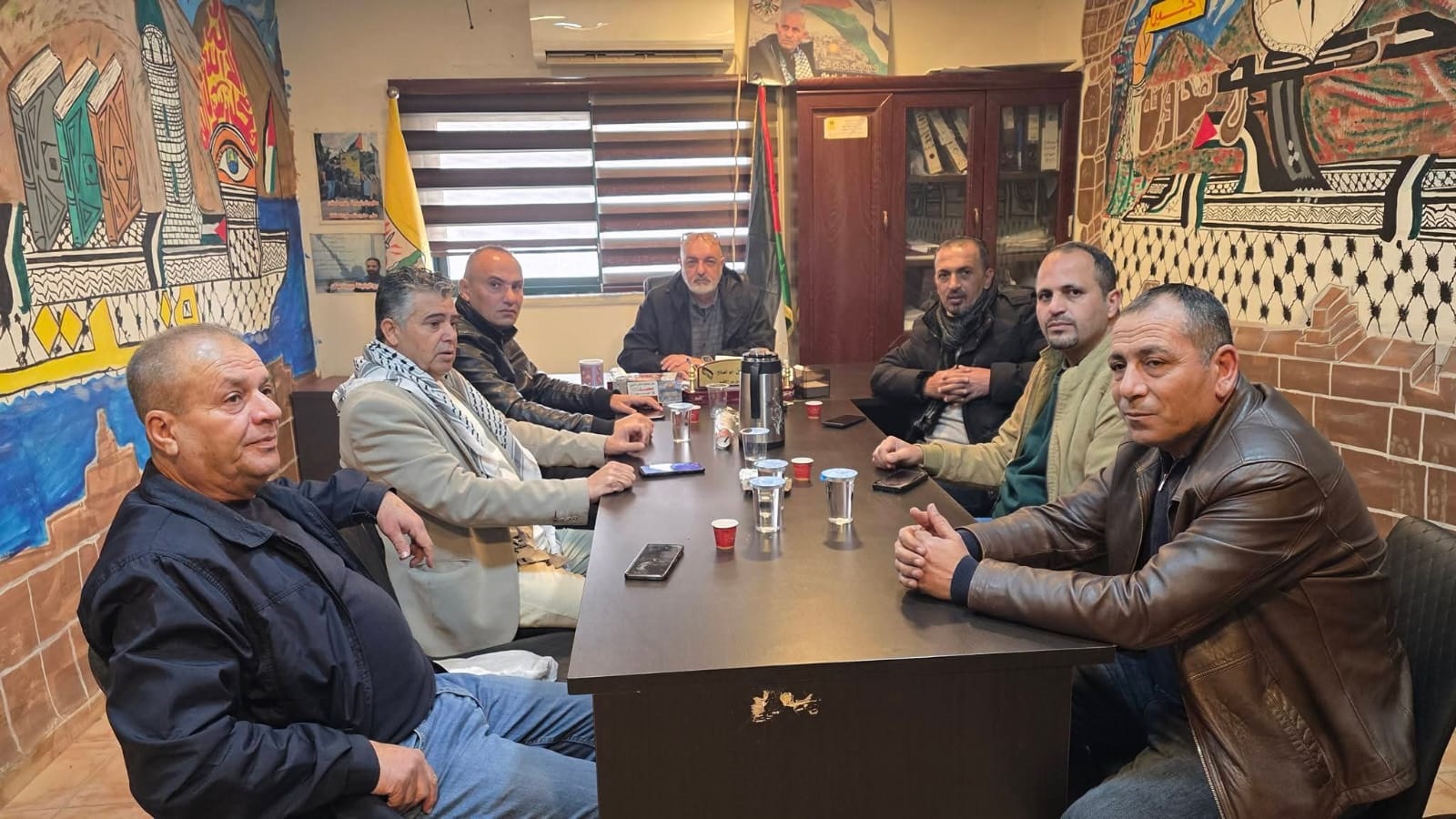 النضال الشعبي وحركة فتح بجنين تبحثان التحضيرات للانتخابات المحلية