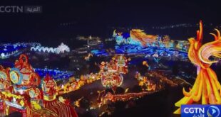 انطلاق الدورة الـ32 لمهرجان تسيقونغ الدولي لفوانيس الديناصورات في مقاطعة سيتشوان الصينية