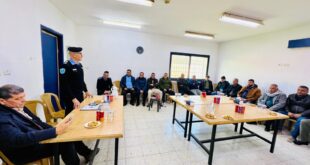 الشرطة المجتمعية تطلق المجلس المجتمعي التاسع عشر بمنطقة الأغوار الوسطى النصارية ضمن مبادرة "شراكة وأمان" بمحافظة نابلس