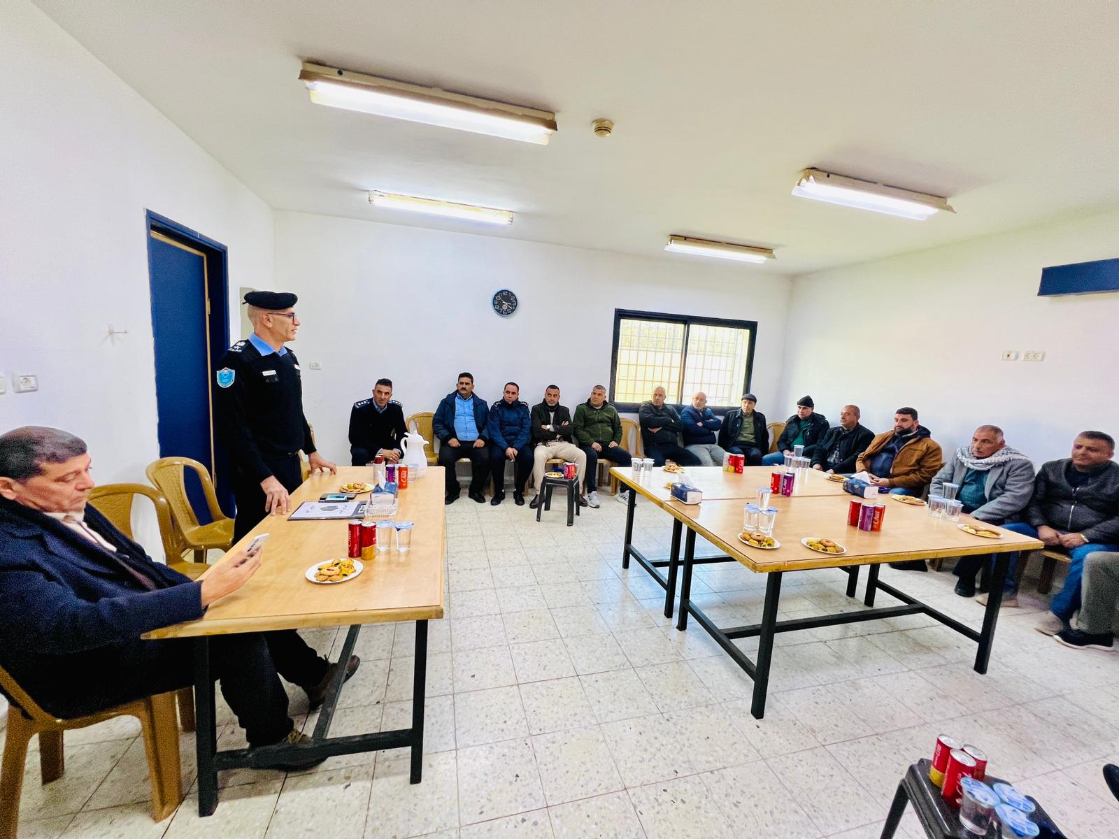 الشرطة المجتمعية تطلق المجلس المجتمعي التاسع عشر بمنطقة الأغوار الوسطى النصارية ضمن مبادرة "شراكة وأمان" بمحافظة نابلس 
